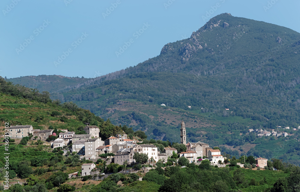 Taglio-Isolaccio village de haute Corse
