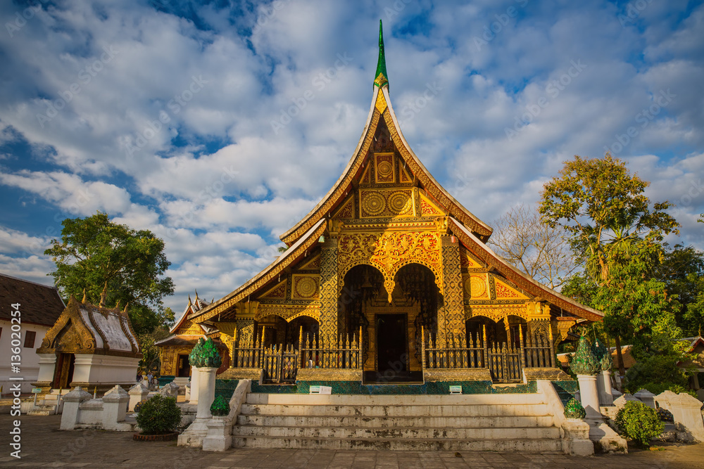 Xiang thong temple in Luang Prabang,Laos Xiang thong temple in Luang Prabang,Laos