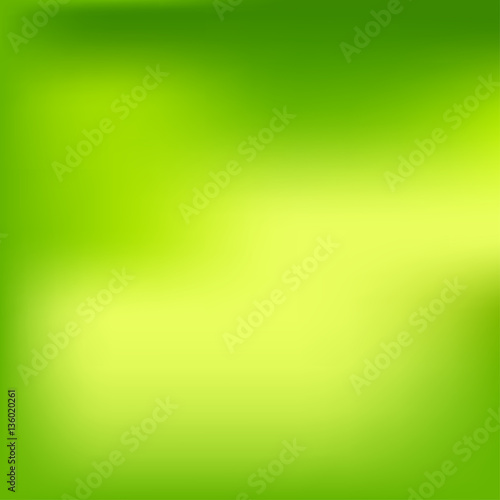 Bright colorful modern smooth juicy green yellow gradient color abstract background wallpaper. Vector illustration blurred color, blur gradient, business graphic image soft ethereal backdrop template