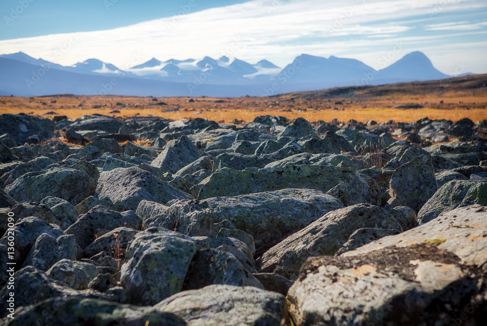 Obraz premium Sarek Bergpanorama