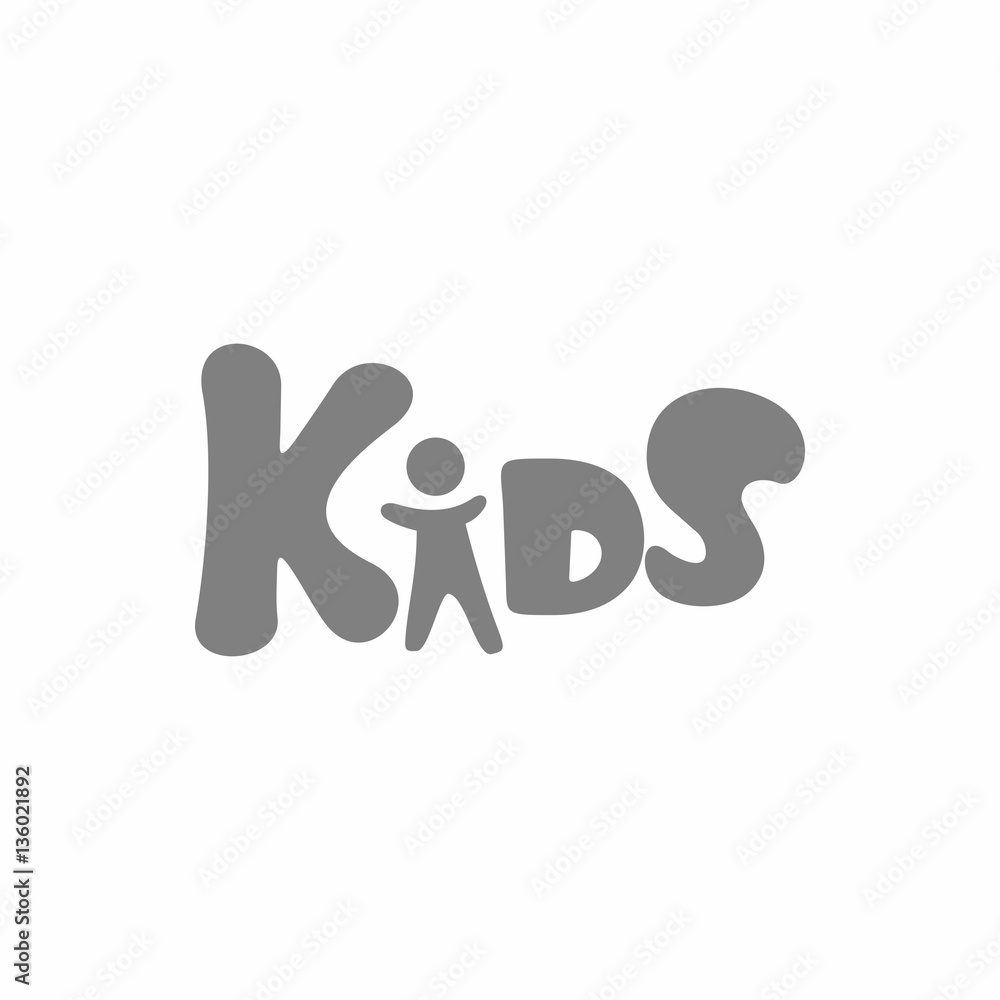 Kids Letter and Icon Logo Vector Kids Letter and Icon Logo Vector