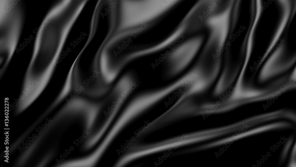 3D Illustration Abstract Black Background 3D Illustration Abstract Black Background