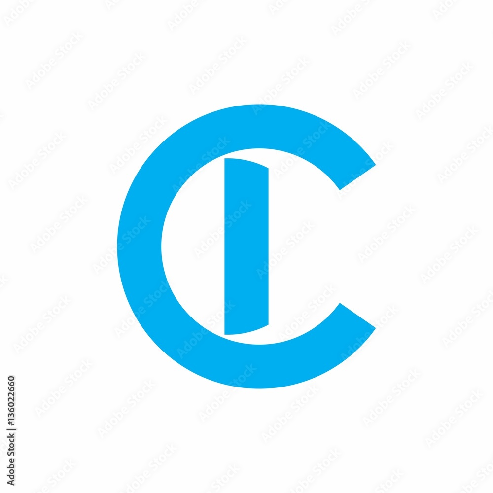 Abstract C Letter Round Logo Vector Abstract C Letter Round Logo Vector