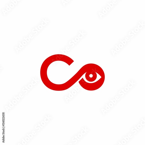 Infinity Co Initial Logo Vector