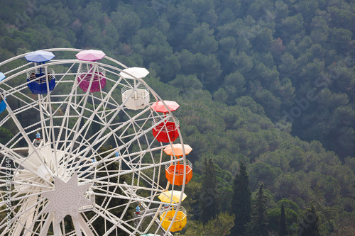 Ferris wheel on Tibidabo hill, Barcelona