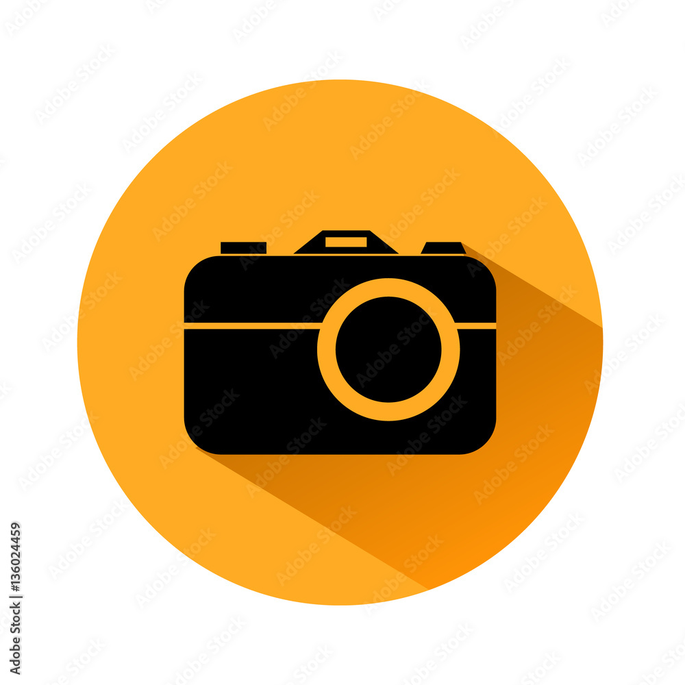Camera icon. Logo. Camera icon. Logo.