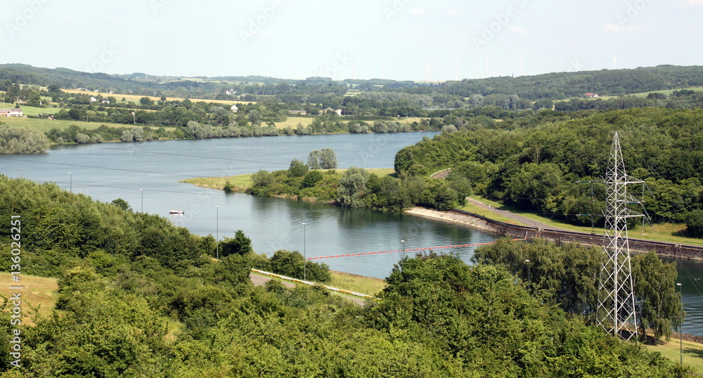 View to the reservoir 