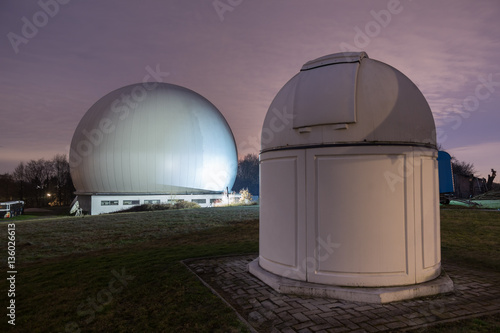 astronomical observatory bochum germany at night