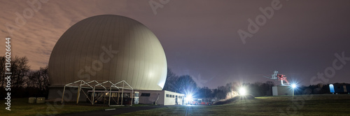 astronomical observatory bochum germany at night photo