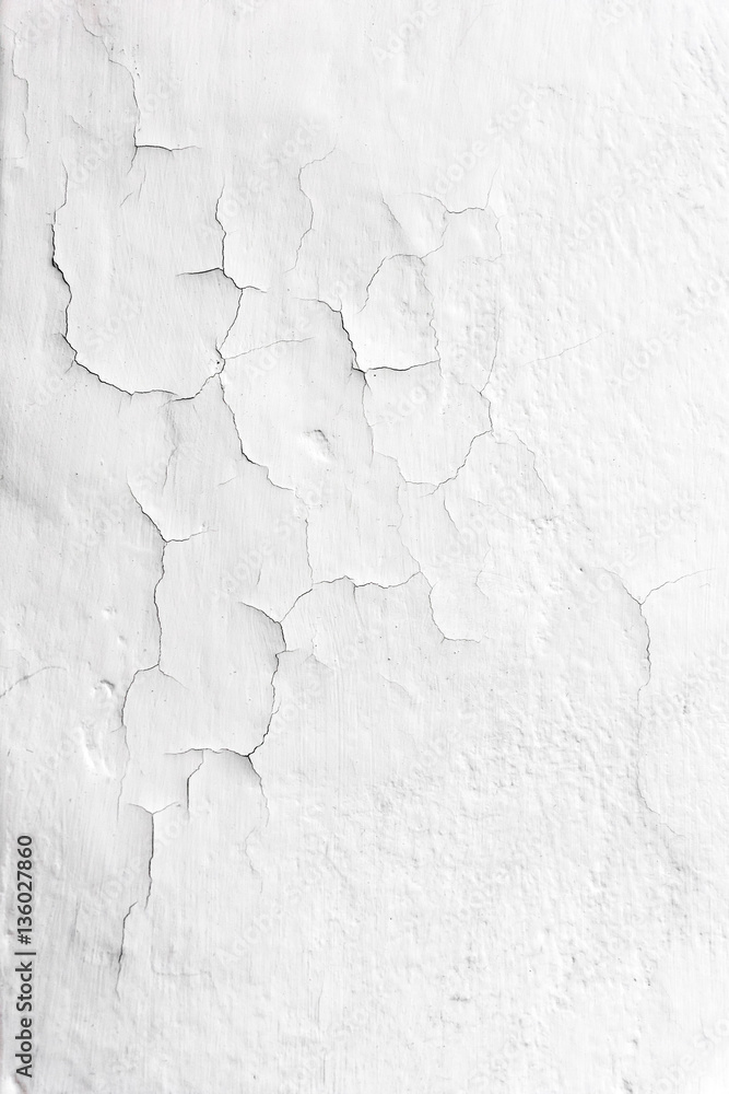 Wand mit abgeplatzter Farbe