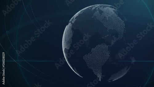 Abstract futuristic digital technology background