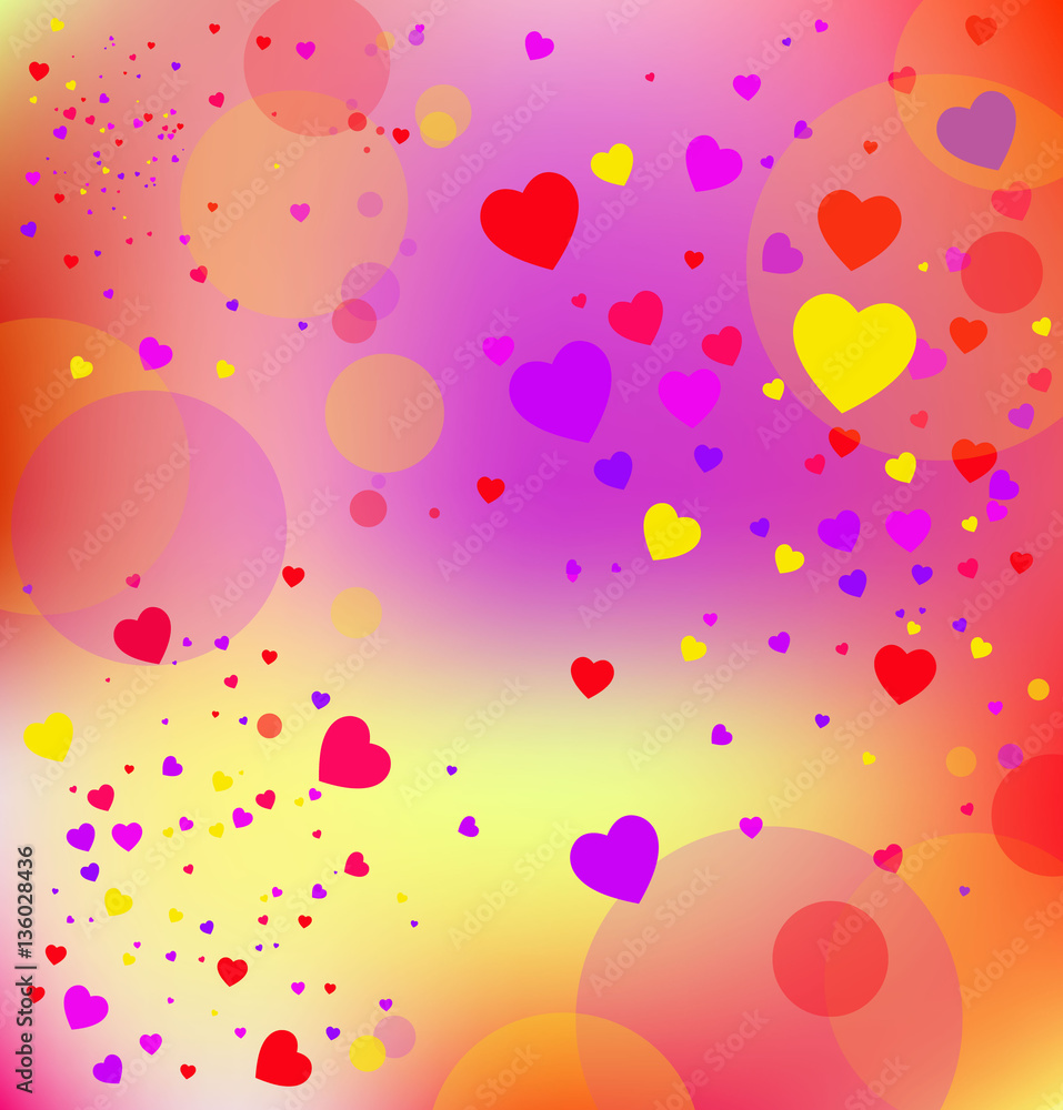 
vector background with hearts,
Valentine's Day