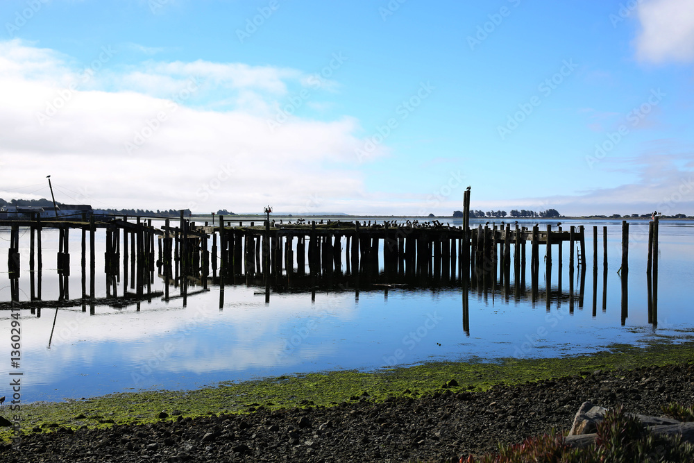 Old pier in California, USA