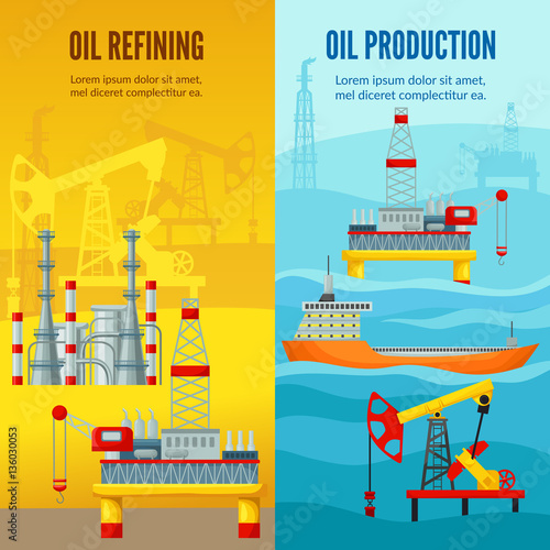 Oil Industry Vertical Banners