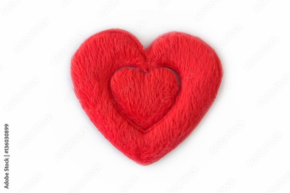 Fototapeta premium two heart in one love