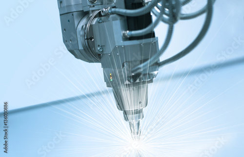 Laser Roboter in motion