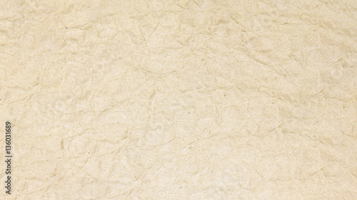 Recycled crumpled brown paper texture background for business, education and communication concept design.