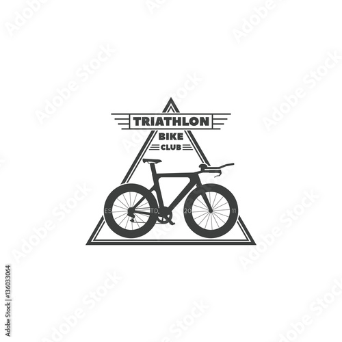 Vector illustration of the logo "Triathlon bike club".
