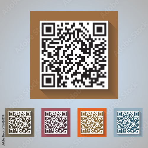 QR Code Icons - quick response codes for commercial and private use