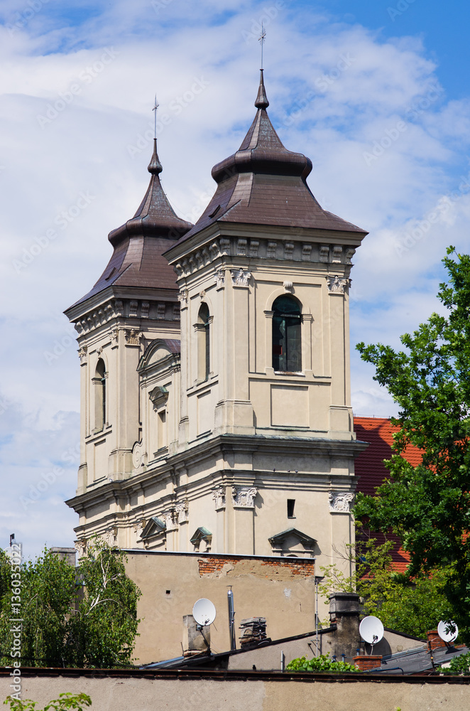 Old church in Leszno, Poland