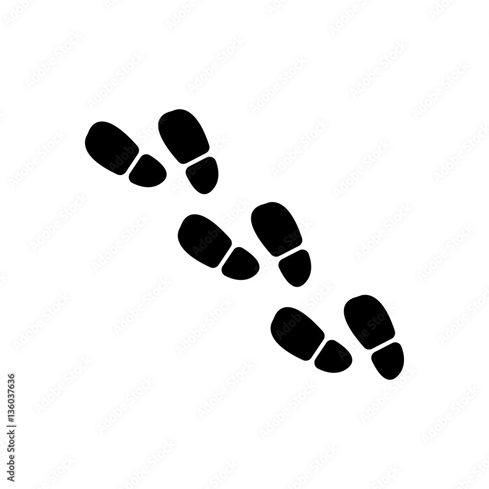 Foot print icon Foot print icon