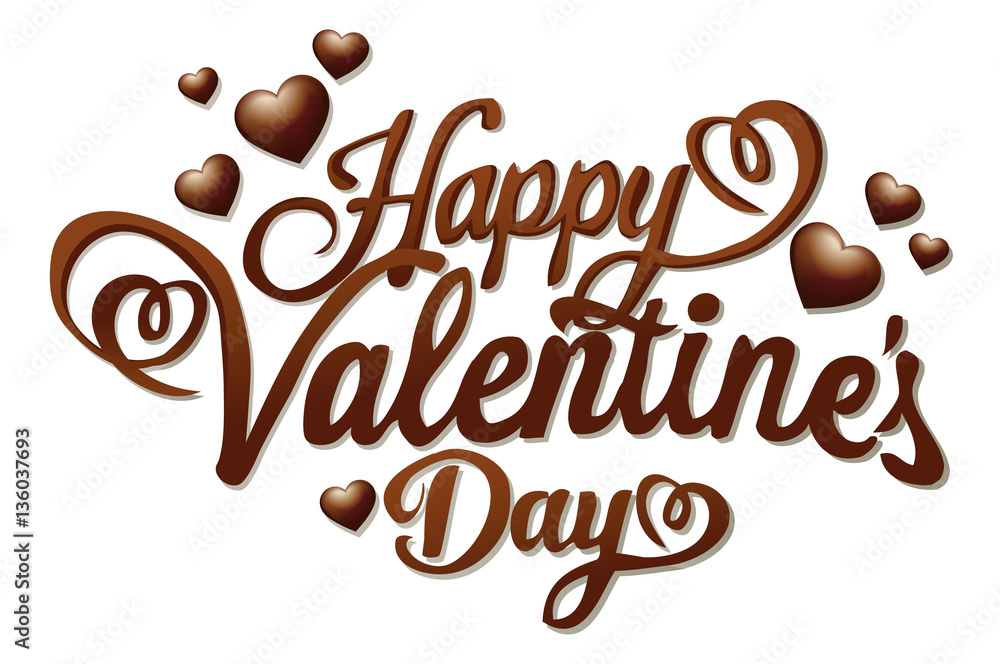 Chocolate Valentines sign Chocolate Valentines sign