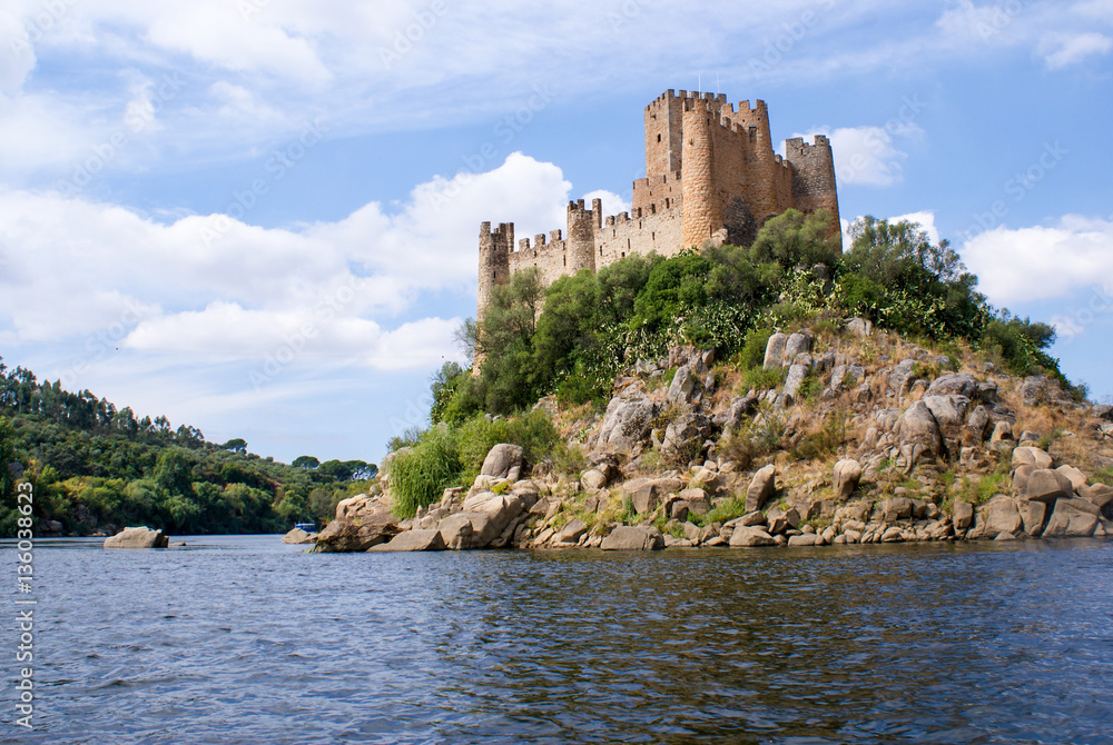 Almourol Castle, Santarém, Portugal 