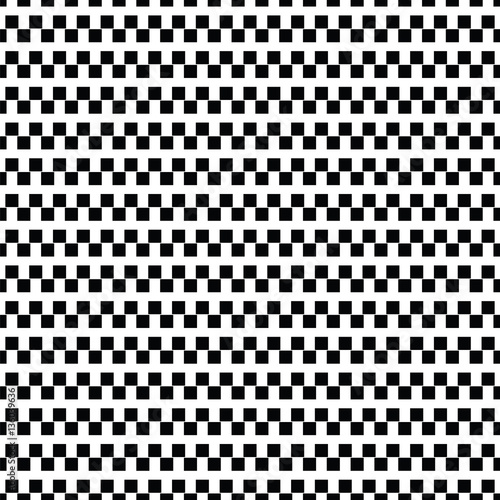Geometric line monochrome abstract seamless pattern with rectang