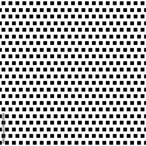 Geometric line monochrome abstract seamless pattern with rectang