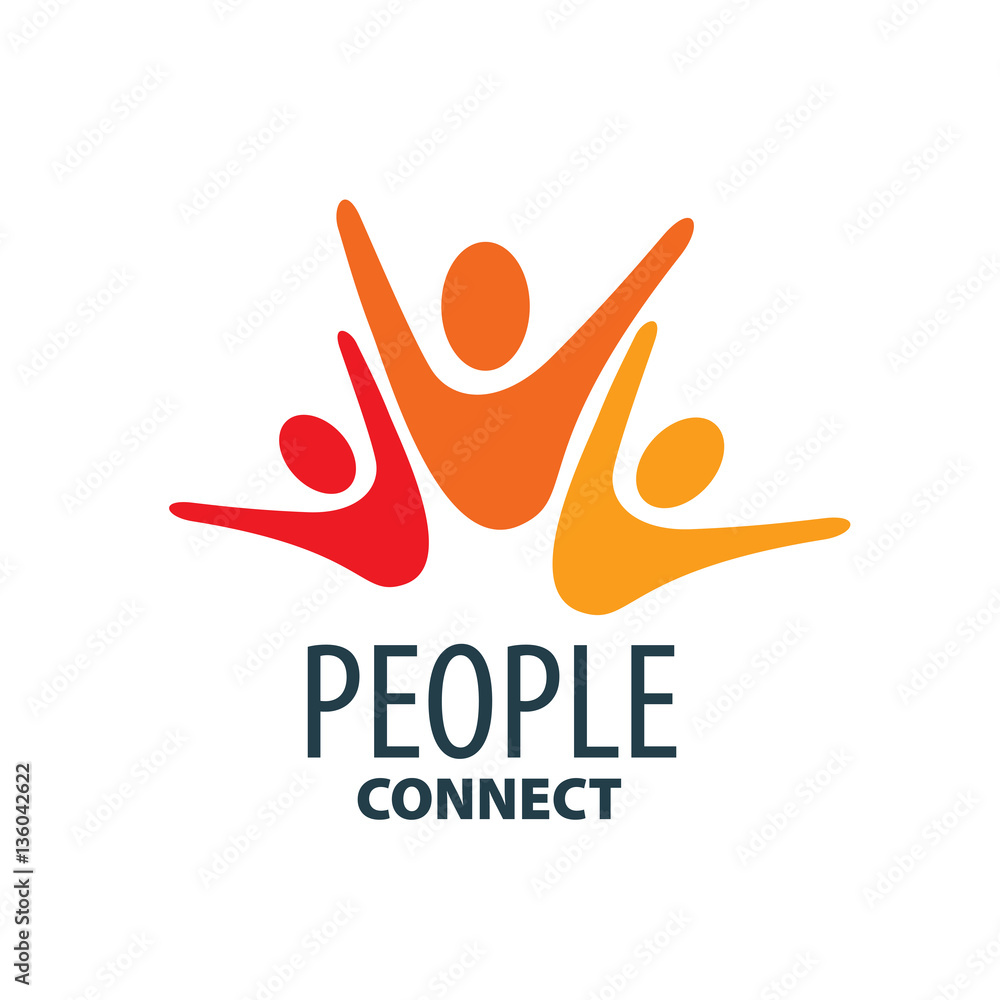 Fototapeta premium vector logo people