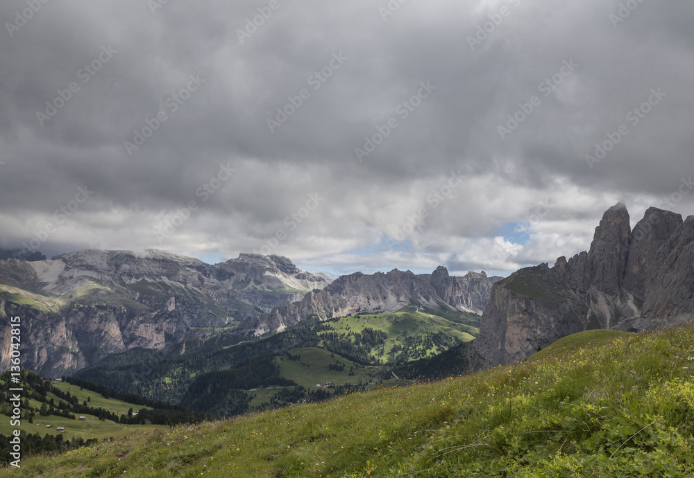 Naklejka premium Am Sellajoch