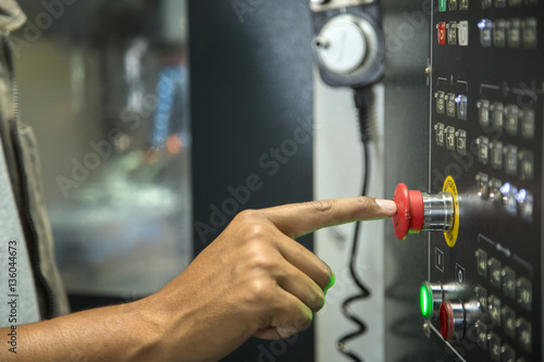 emergency stop button