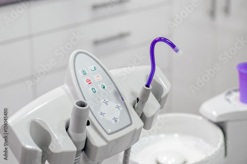 Modern dental practice. Dental accessories used by dentists. 