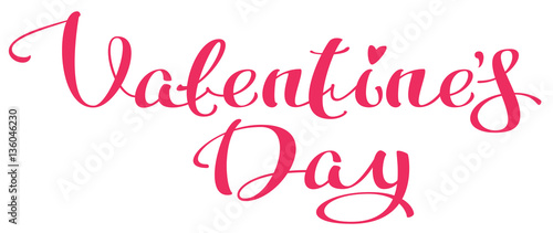 Valentines day lettering text for greeting card