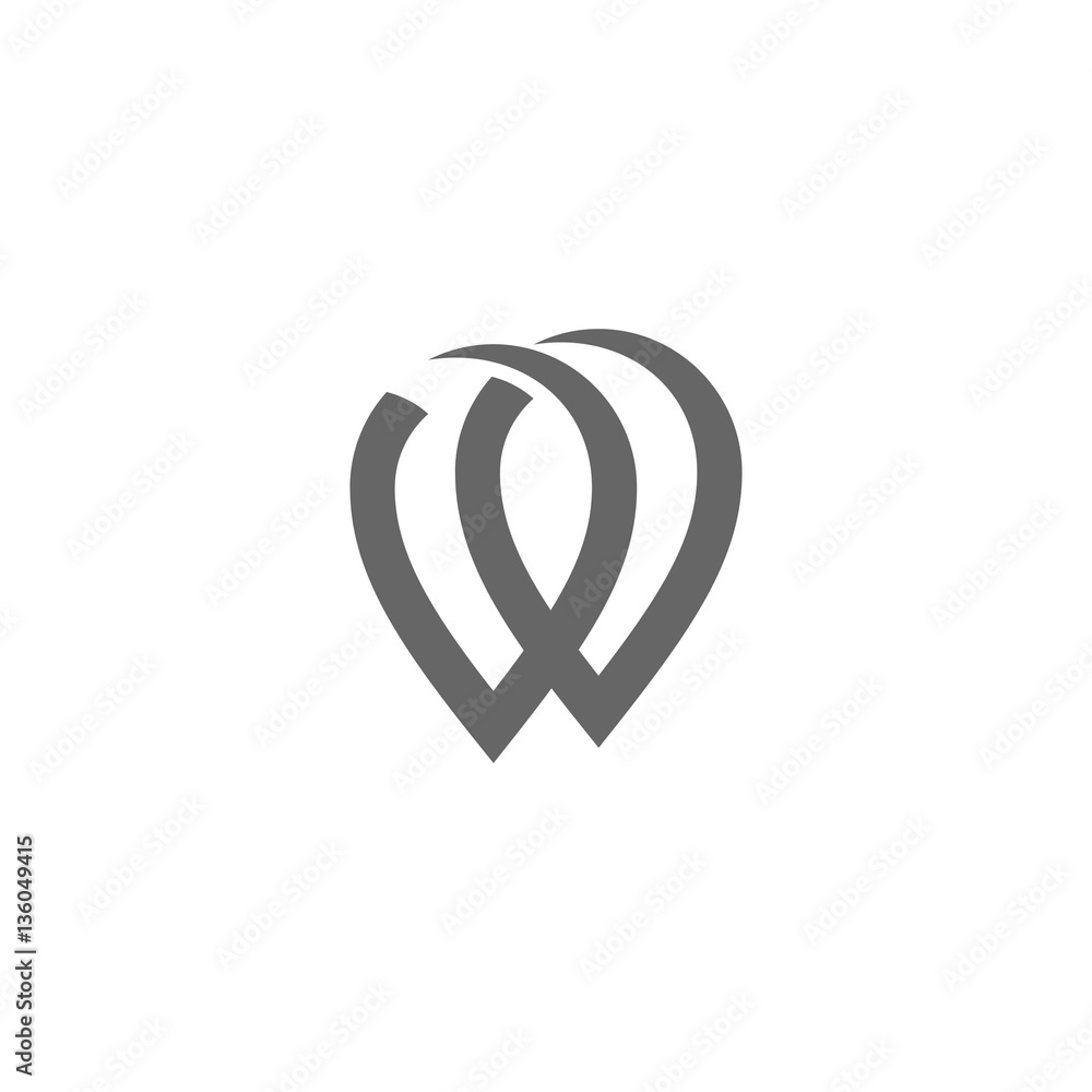 Drop Icon Water Oil Letter Combination Logo Drop Icon Water Oil Letter Combination Logo