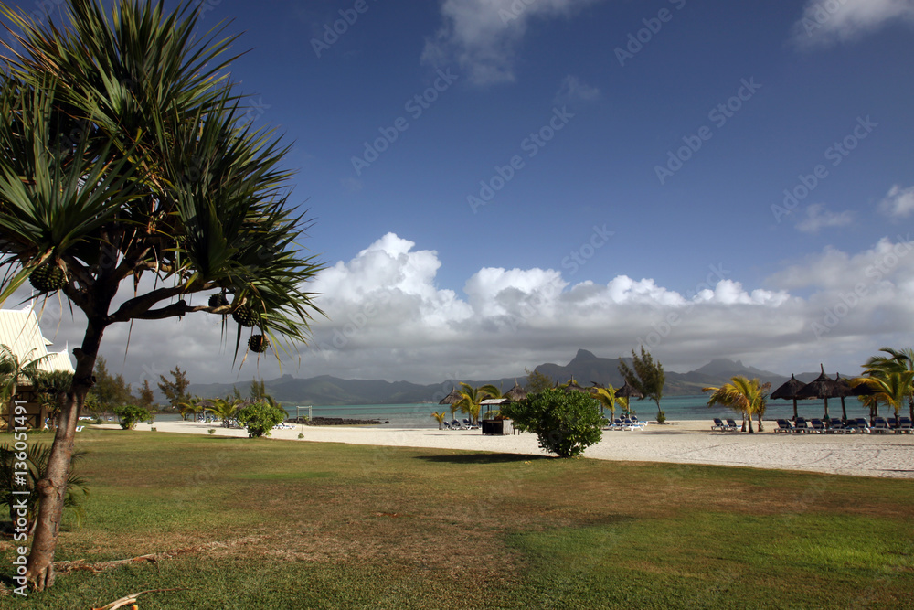 Fototapeta premium Strand von Mauritius