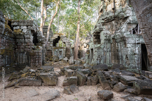 Wallpaper Mural Angkor, Kambodscha , Tempel Ta Nei Torontodigital.ca
