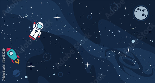 Vector flat space design symbols