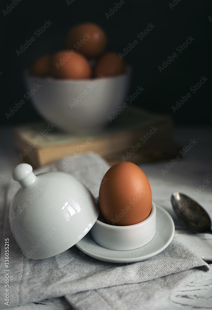 Morning still life with eggs Morning still life with eggs