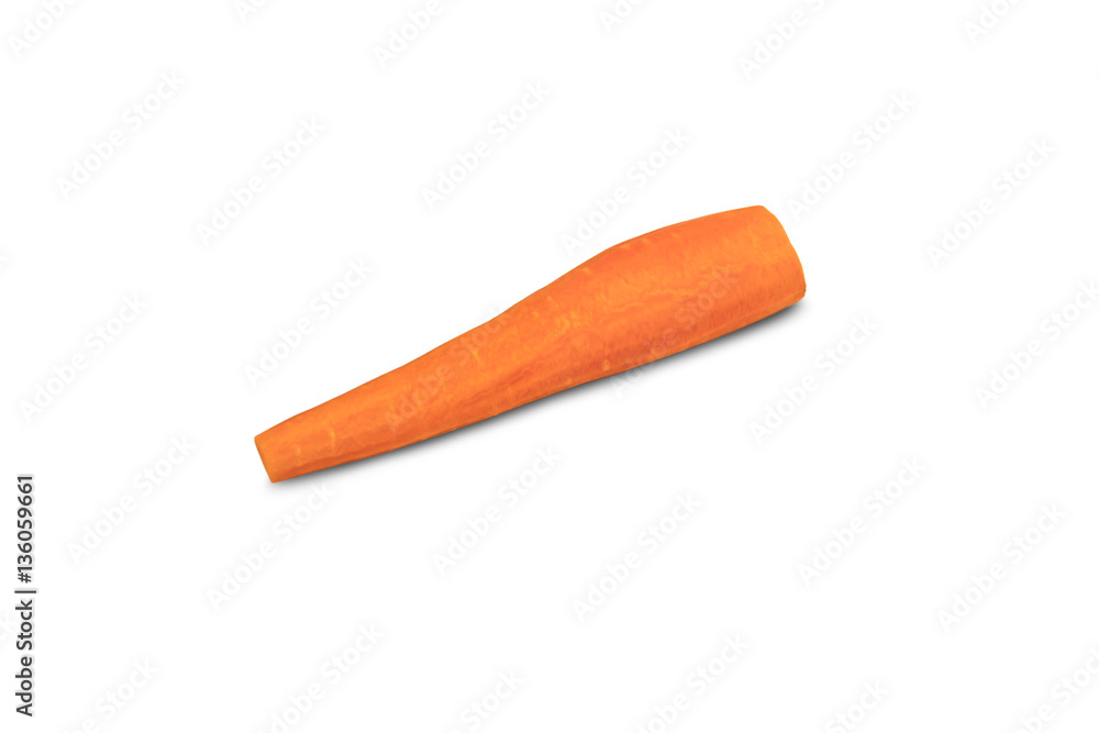 fresh carrot isolated on white background fresh carrot isolated on white background