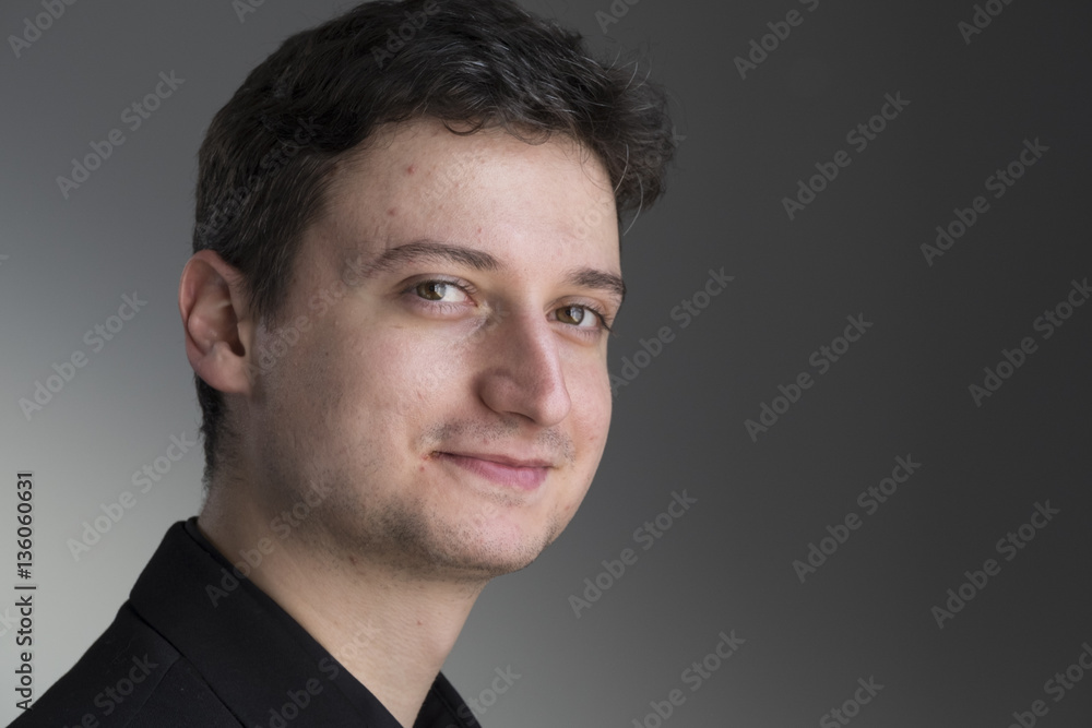 Portrait of a man smiling Portrait of a man smiling