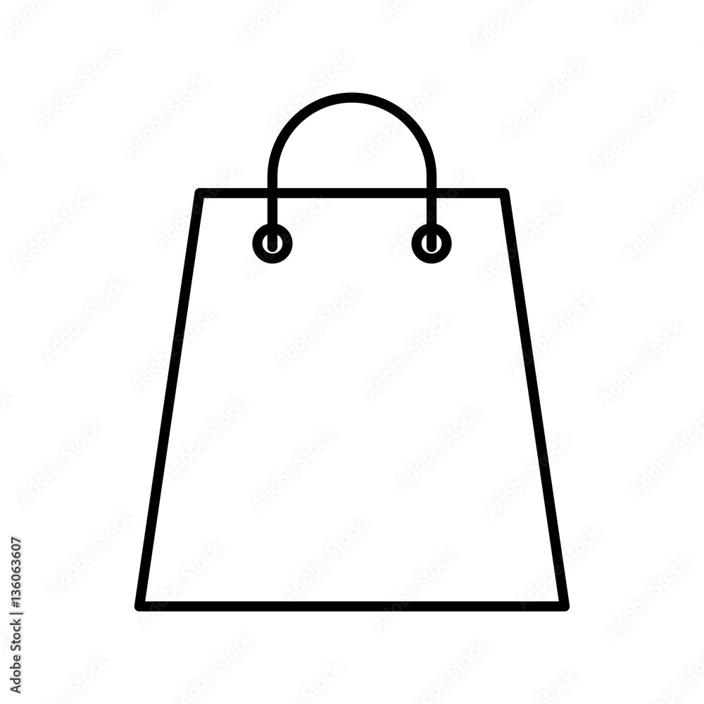 shopping bag paper isolated icon vector illustration design shopping bag paper isolated icon vector illustration design