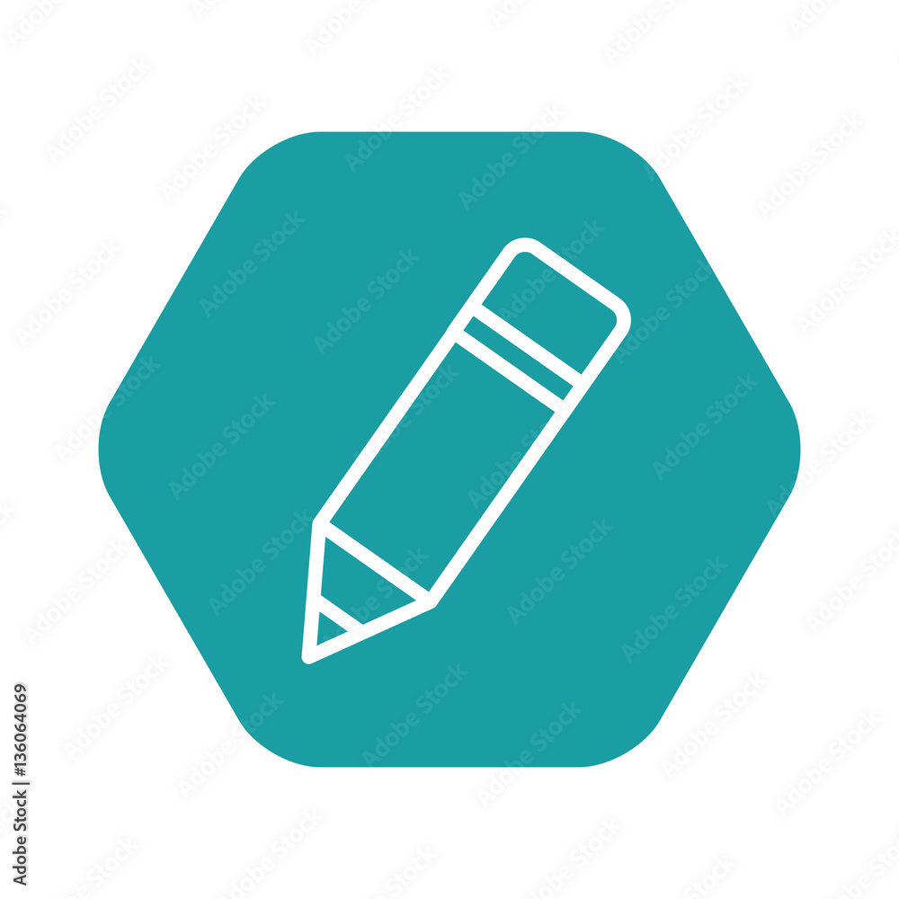 pencil silhouette isolated icon vector illustration design pencil silhouette isolated icon vector illustration design