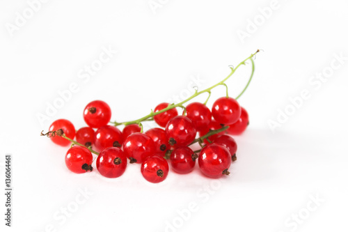 Ripe red currant berries