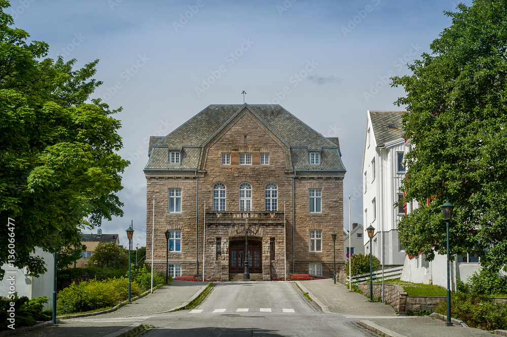 Kristiansund historical center, Norway.