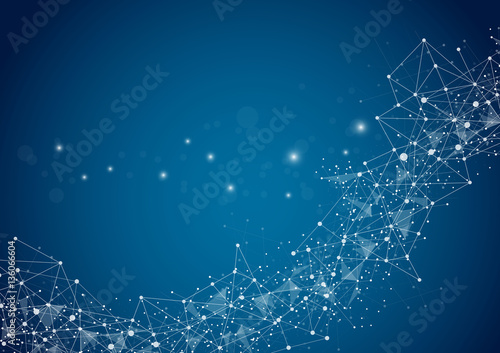 futuristic shape. Computer generated abstract background
