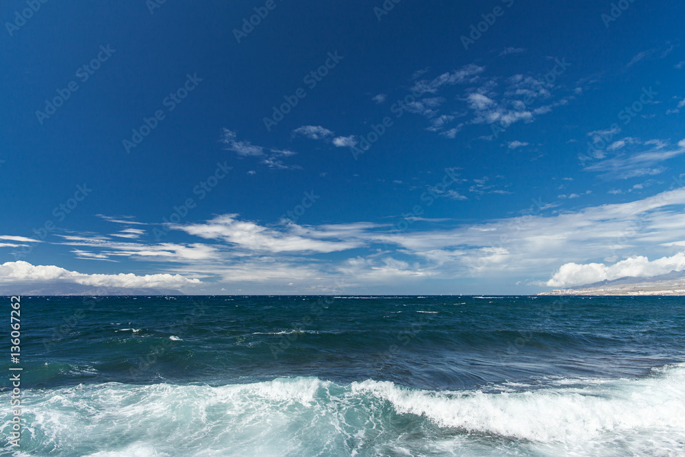 Atlantic ocean. Tenerife island. Canary. Atlantic ocean. Tenerife island. Canary.