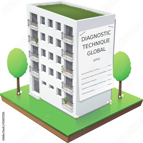 Diagnostic technique global (DTG) d'une copropriété (détouré)