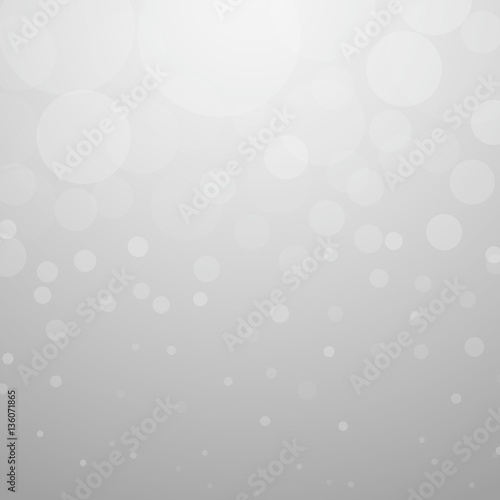 Gray background with bubble. Vector illustration.