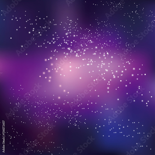 night sky stars concept vec...